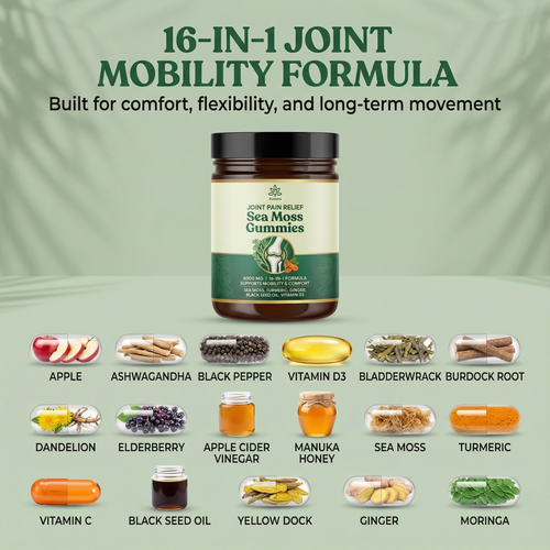 Sea Moss 16-In-1 Gummies - For Joint Relief & Mobility