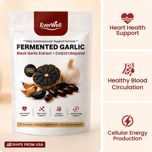 Avanera Fermented Black Garlic + CoQ10 Ubiquinol