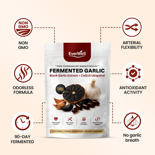 Avanera Fermented Black Garlic + CoQ10 Ubiquinol